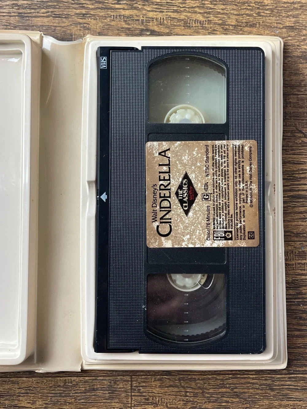 Cinderella VHS Walt Disney Classics #410 Black Diamond